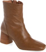 Chocolat Blu Darya Leather Ankle Bootie