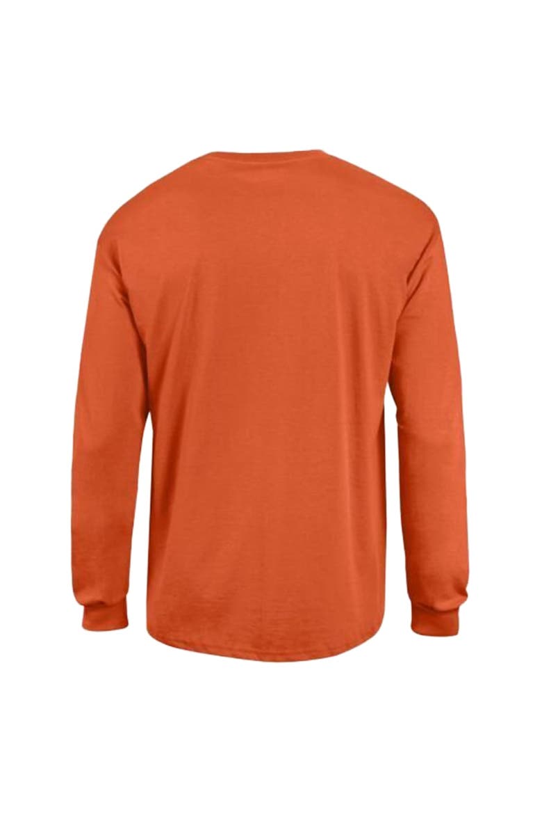 Men's Champion Orange Denver Broncos Arch Over Logo Long Sleeve T-Shirt, Alternate, color, Orange
