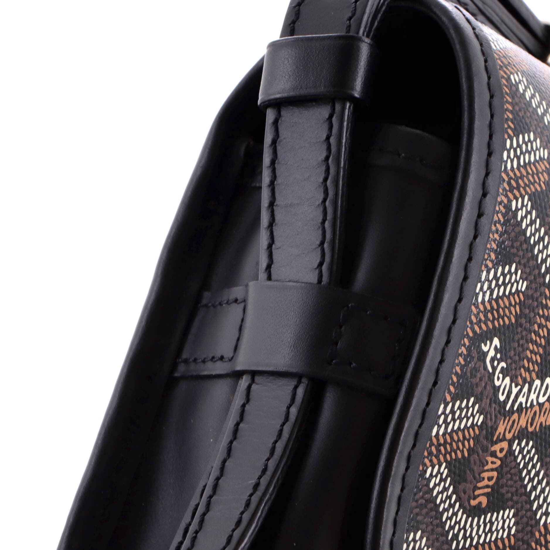 Belvedere II Messenger Bag Coated Canvas PM, Alternate, color, Black
