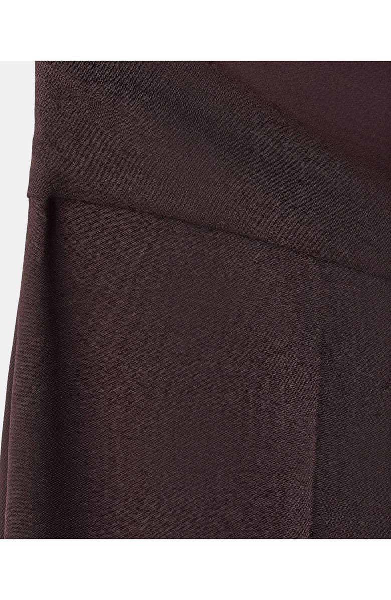 MANGO Asymmetric Wide Leg Jumpsuit, Alternate, color, Brown