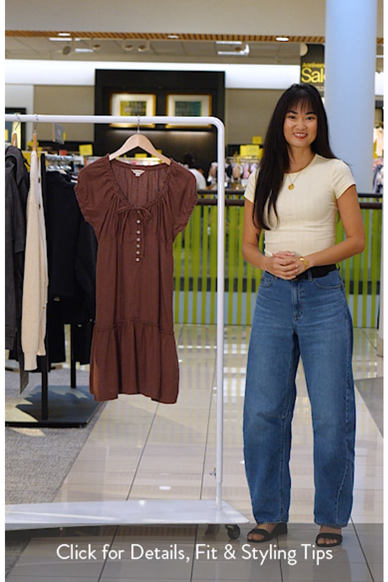 Market Short Sleeve Minidress video