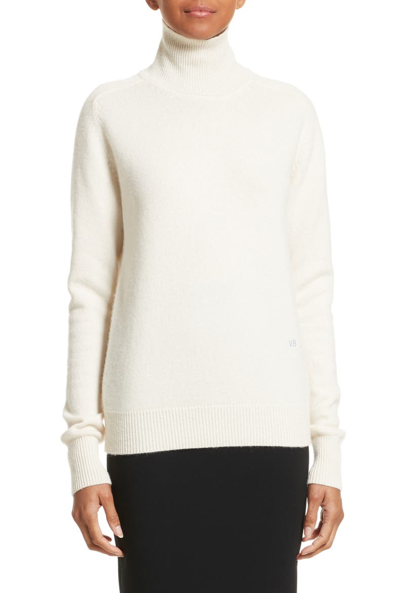 Cashmere Turtleneck Sweater, Main, color, VANILLA
