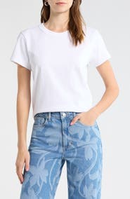Rails Crewneck Cotton T-Shirt