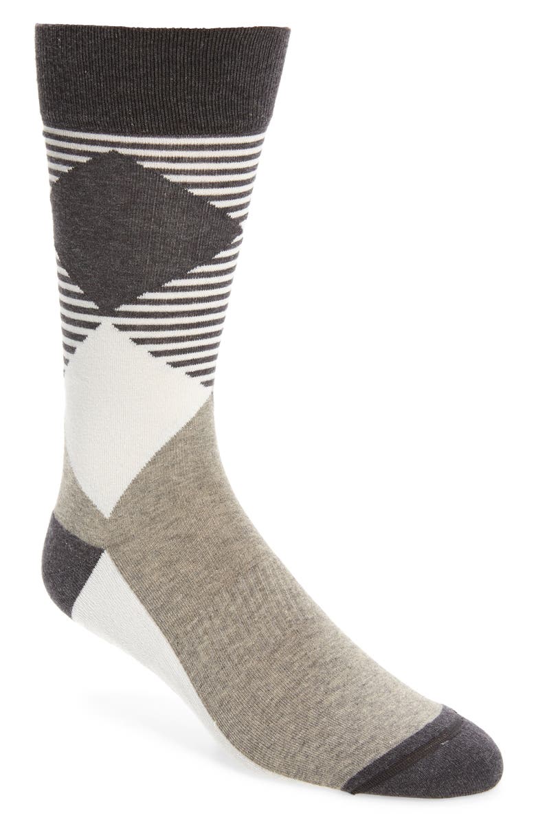 NORDSTROM MEN'S SHOP Argyle Cushion Foot Socks, Main, color,