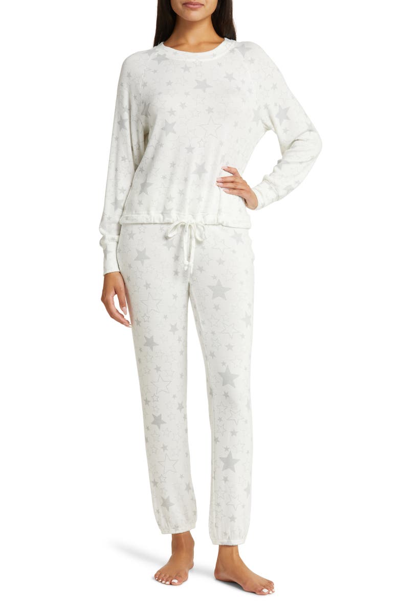 UGG<sup>®</sup> Gable Brushed Knit Pajamas, Main, color, 