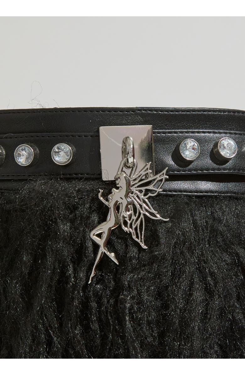 SPARKL Iconique Fur Boots, Alternate, color, Black