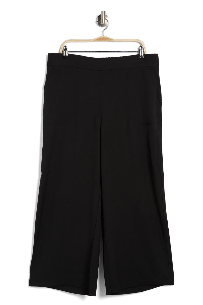 Easy Leg Trouser, Alternate, color, BLACK-BLACK