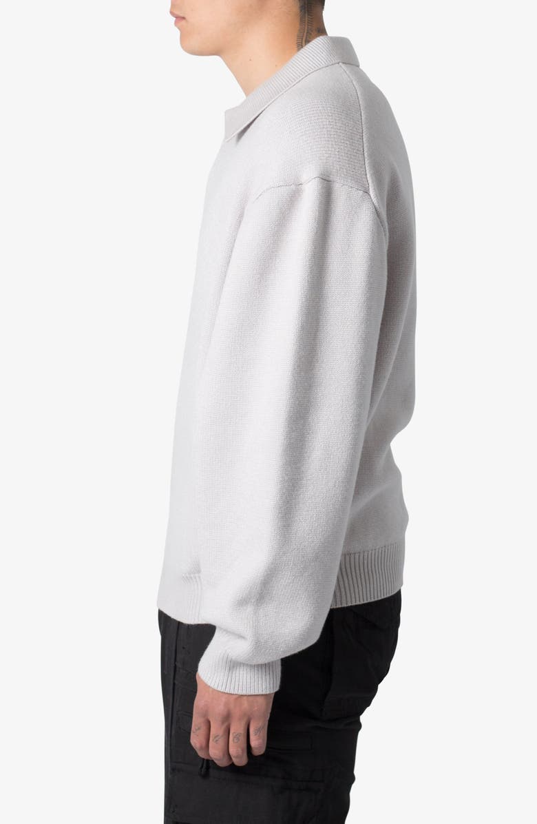 mnml Polo Sweater, Alternate, color, Light Grey