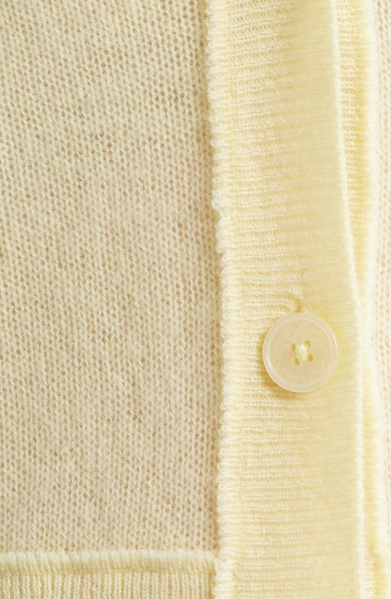 LoveShackFancy Lawrence Crop Cashmere Cardigan, Alternate, color, 