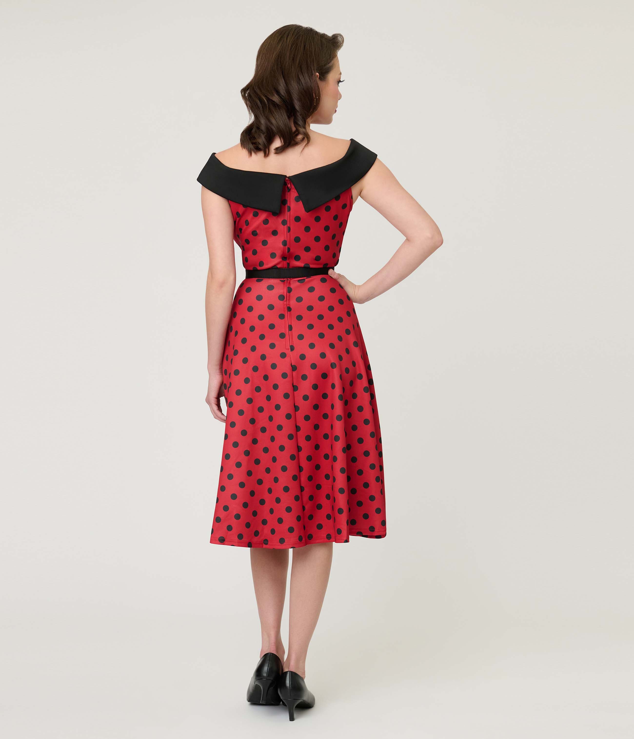 Off the Shoulder Swing Dress - image 2