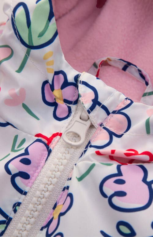 Rokka&rolla Toddler Lightweight Fleece Lined Jacket In Ivory