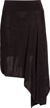Jacquemus The Voile Asymmetric Draped Skirt