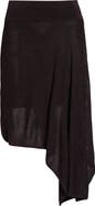 Jacquemus The Voile Asymmetric Draped Skirt