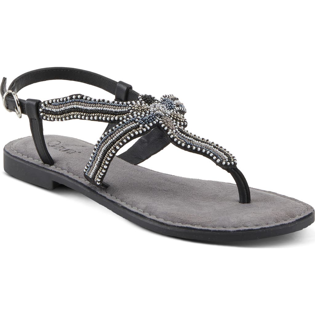 Azura By Spring Step Cartwheel Sandal In Black