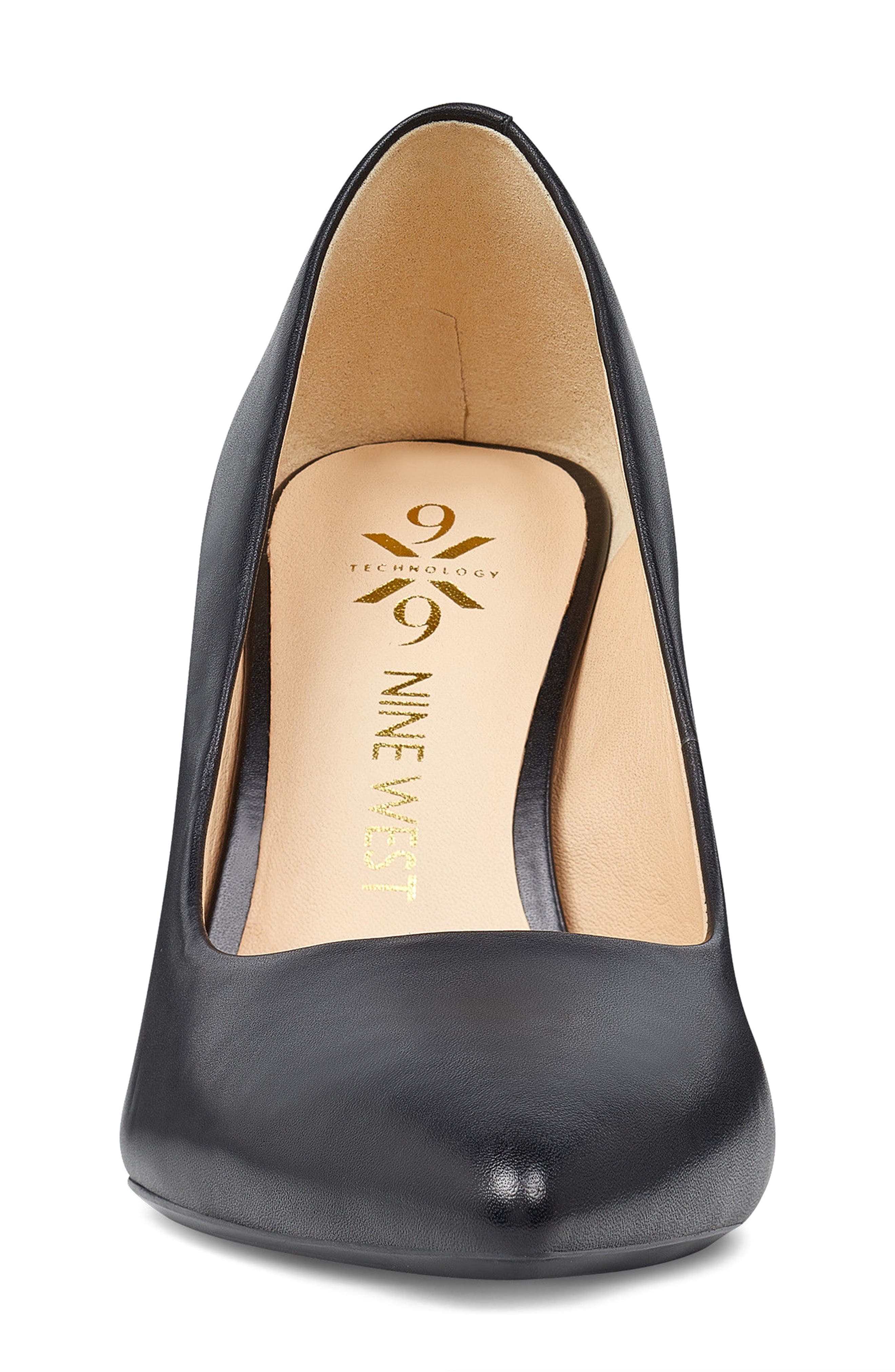 Astoria Pump, Alternate, color, BLACK LEATHER