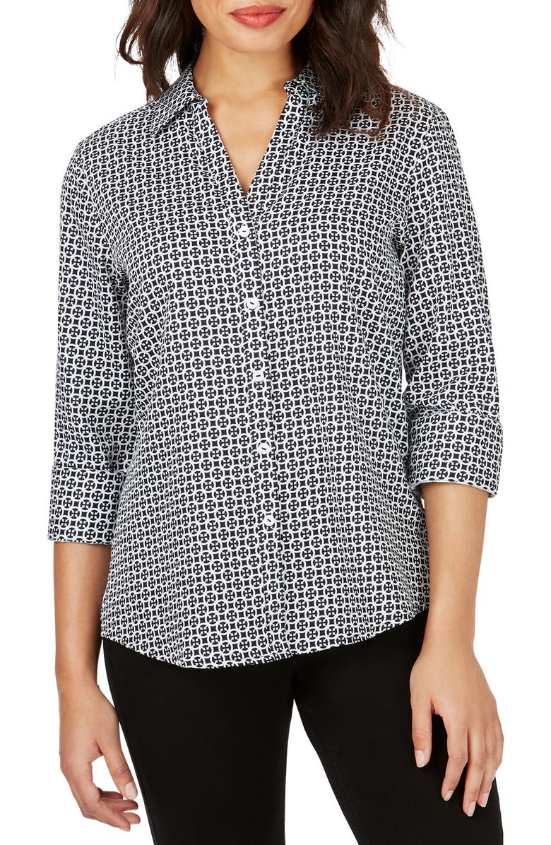 Foxcroft Mary Non-Iron Shirt, Main, color,