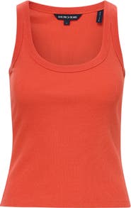 Veronica Beard Birke Stretch Cotton Tank