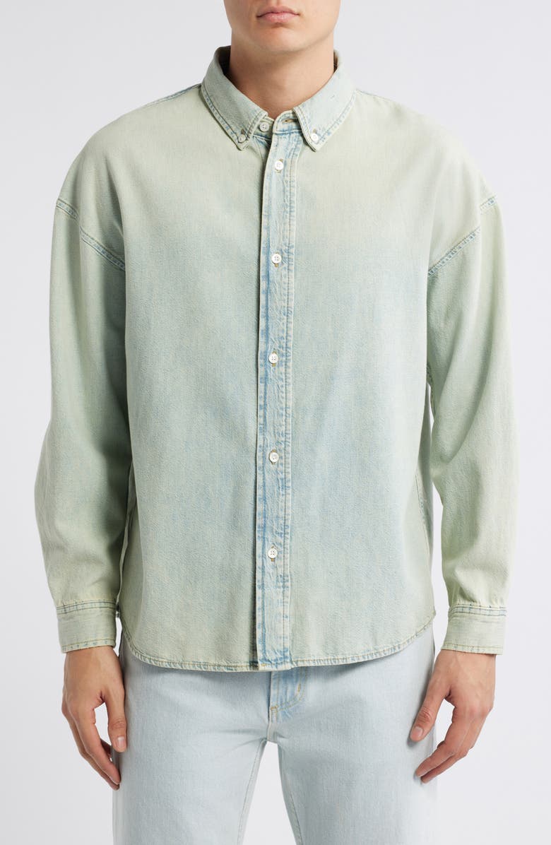 FRAME Modern Denim Button-Down Shirt, Main, color, Weekend