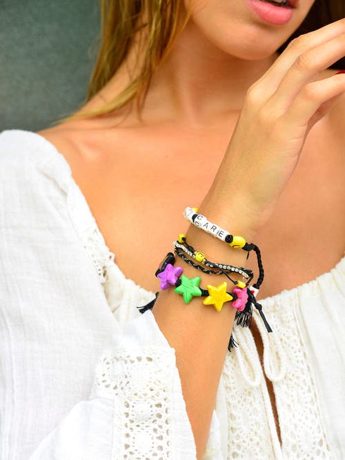 Venessa Arizaga All Smiles On Me Bracelet In Black