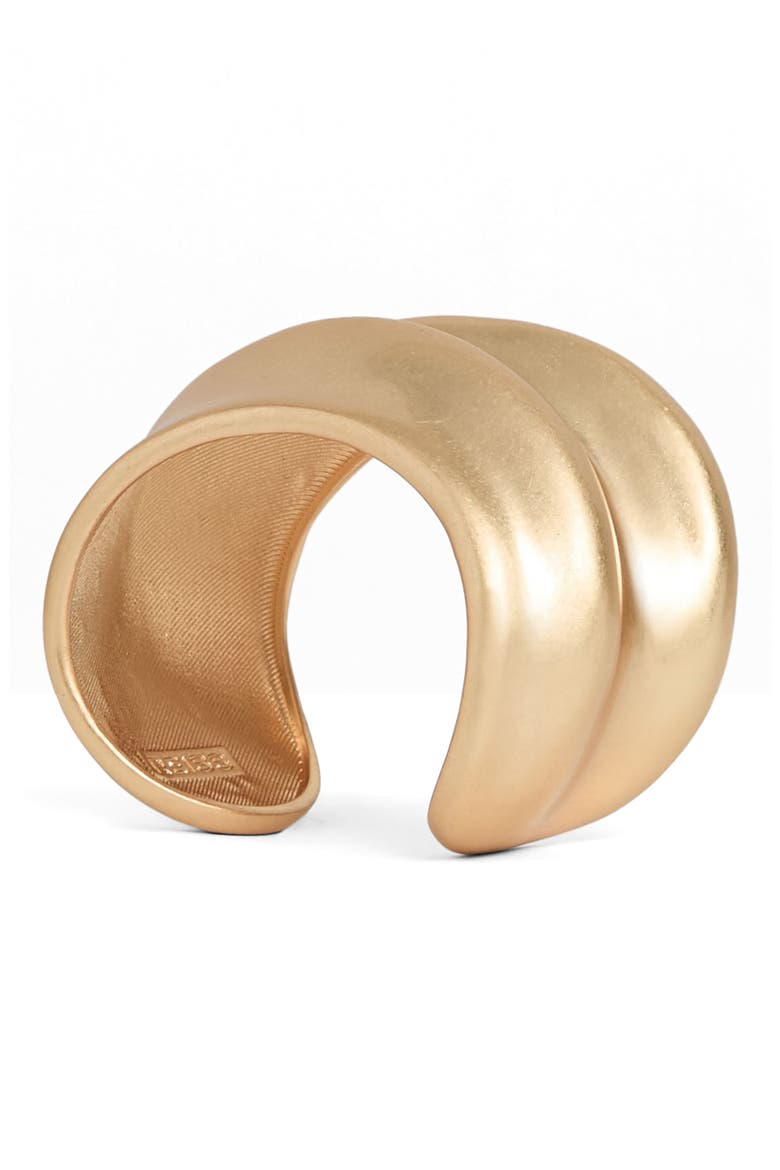 Sara Sculptural Cuff Bracelet, Alternate, color, GOLD TONE