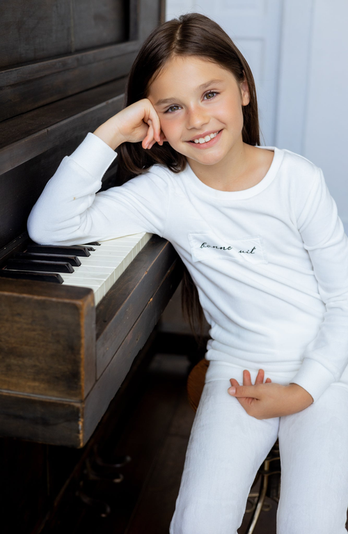 Noggiwear Velour Patch Footie In White