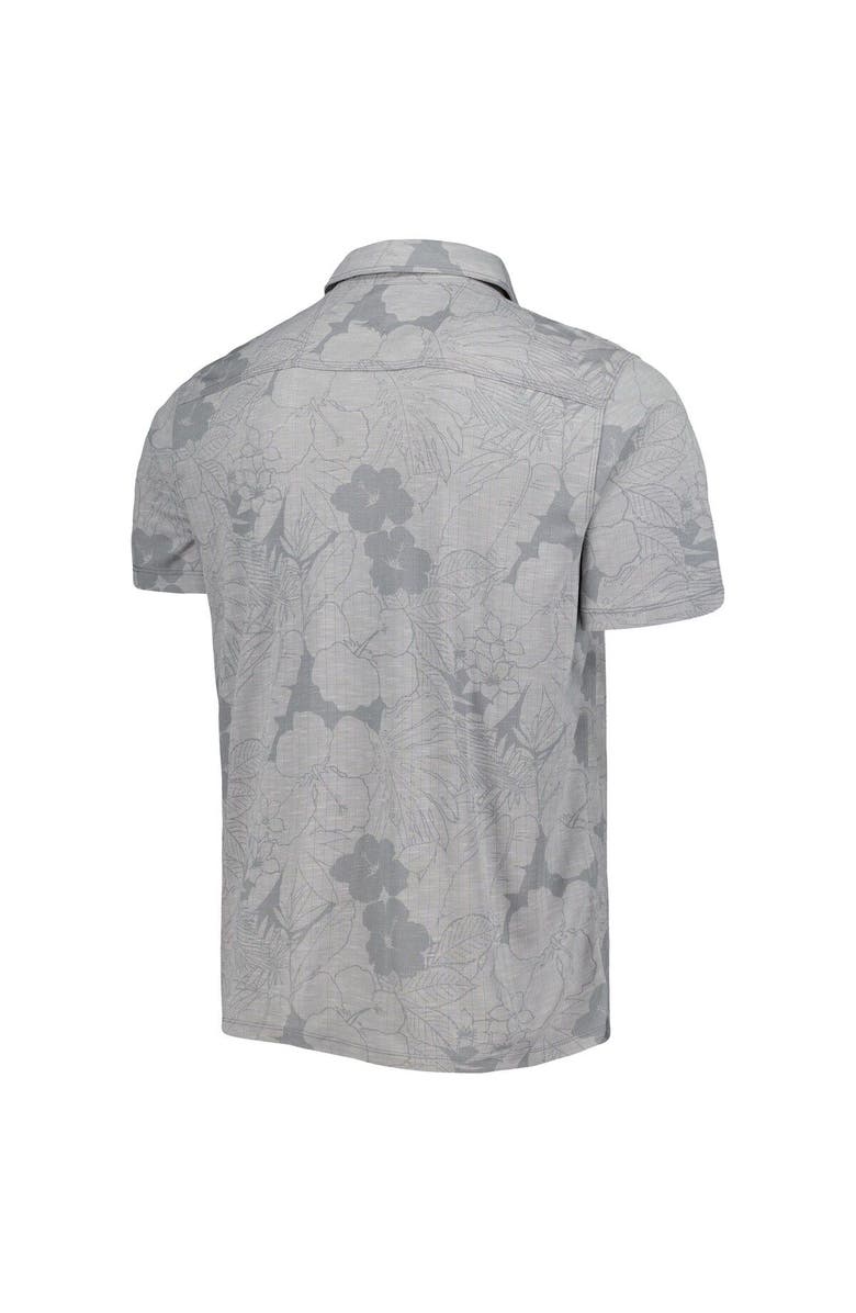 Tommy Bahama Men's Tommy Bahama  Gray Los Angeles Dodgers Blooms Polo, Alternate, color, 