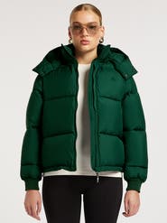 4TH ARQ Hudson Long Sleeve Hooded Puffer Coat