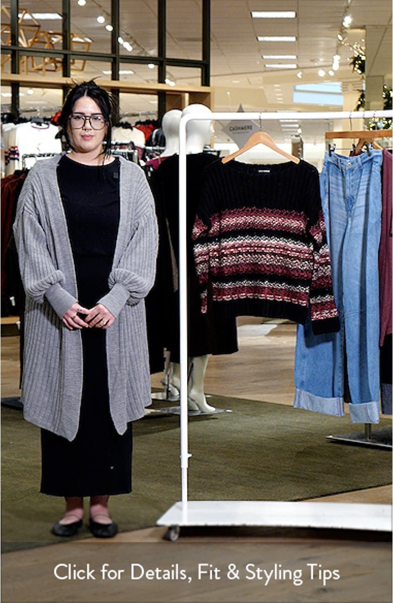 Fair Isle Boat Neck Sweater, sales video thumbnail