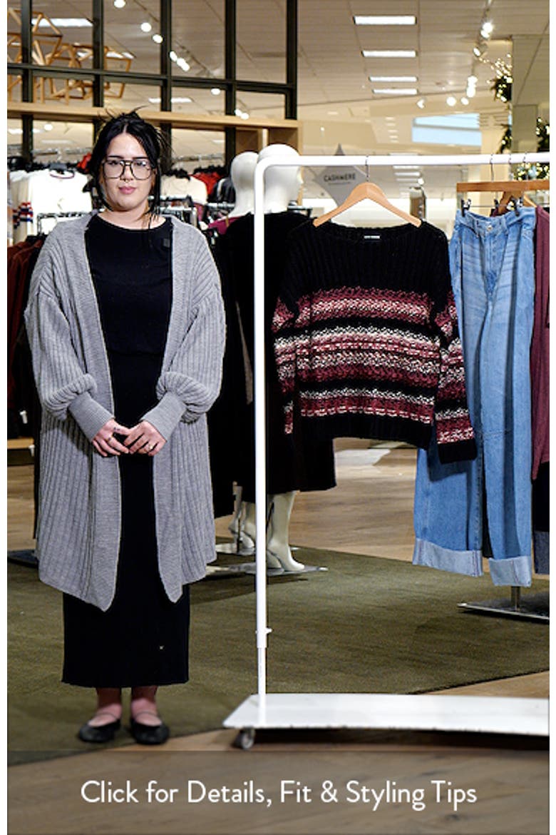 Fair Isle Boat Neck Sweater video
