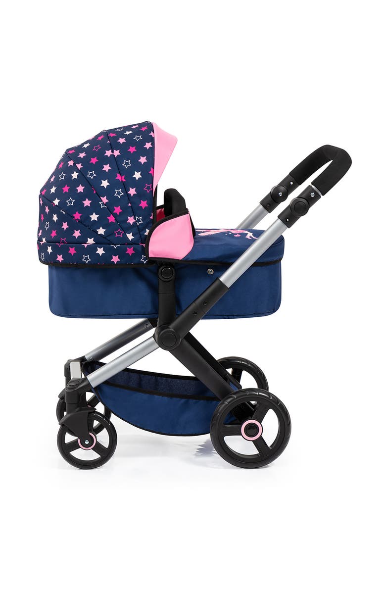 Bayer Design Pram Xeo, Stars - Includes Shoulder Bag, Fits Dolls Up to 18 Inches, Alternate, color, Multicolored