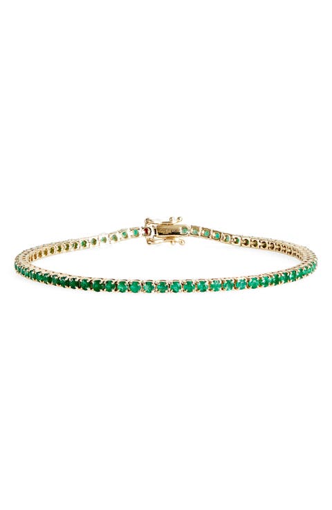 Emerald Tennis Bracelet