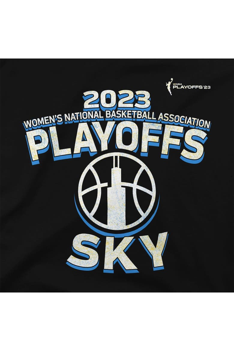 Unisex Stadium Essentials  Black Chicago Sky 2023 WNBA Playoffs Dust T-Shirt, Alternate, color, Black