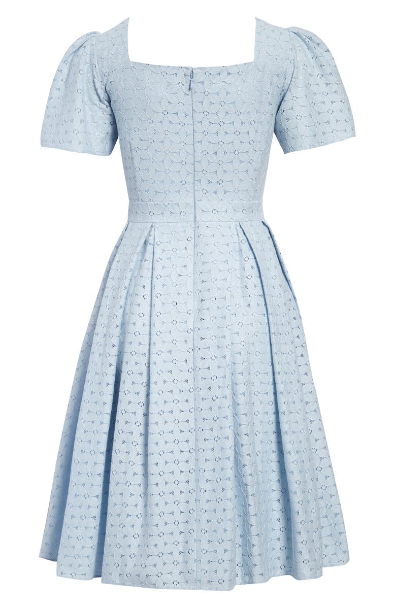 Rachel Parcell Lace Fit & Flare Dress, Alternate, color, 