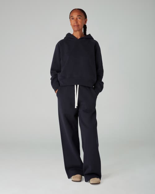 NAVYGREY NAVYGREY THE VINTAGE-FIT HOODY 