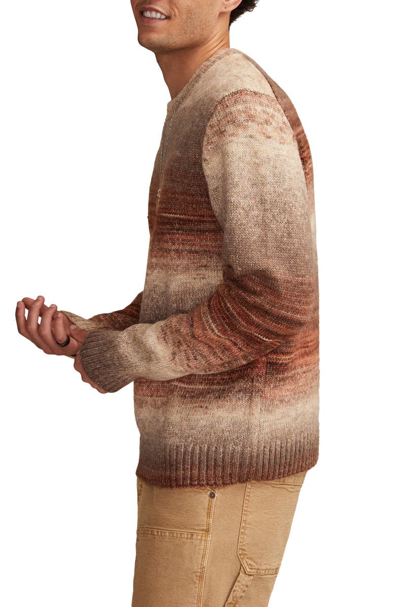 Lucky Brand Space Dye Crewneck Sweater, Alternate, color, 