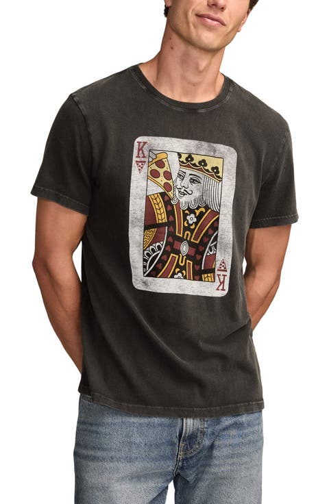 Pizza King Cotton Graphic T-Shirt