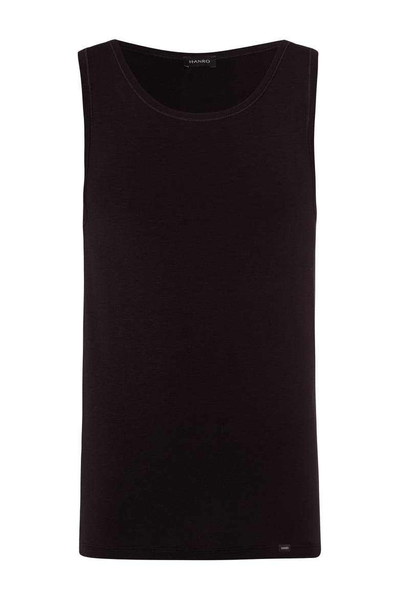Natural Function TENCEL™ and Cotton Tank Top, Main, color, Deep Black