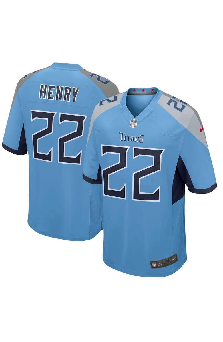 Nike Youth Nike Derrick Henry Light Blue Tennessee Titans Game Jersey, Main, color, 