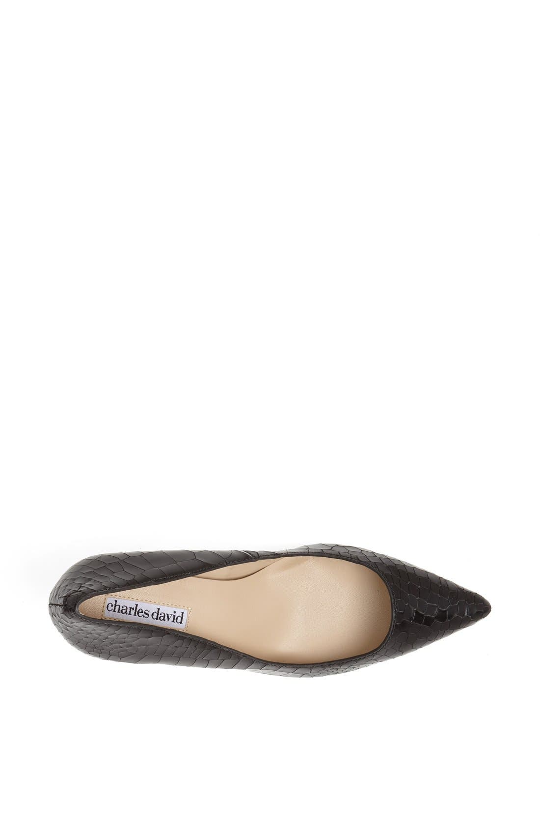 Charles David 'Luisa' Leather Pump, Alternate, color, 