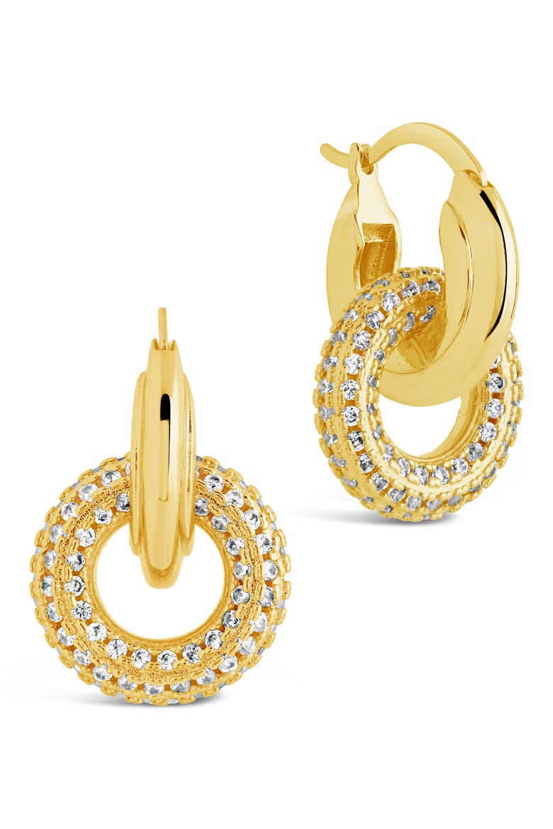 Hunter CZ Interlocking Circle Drop Earrings video