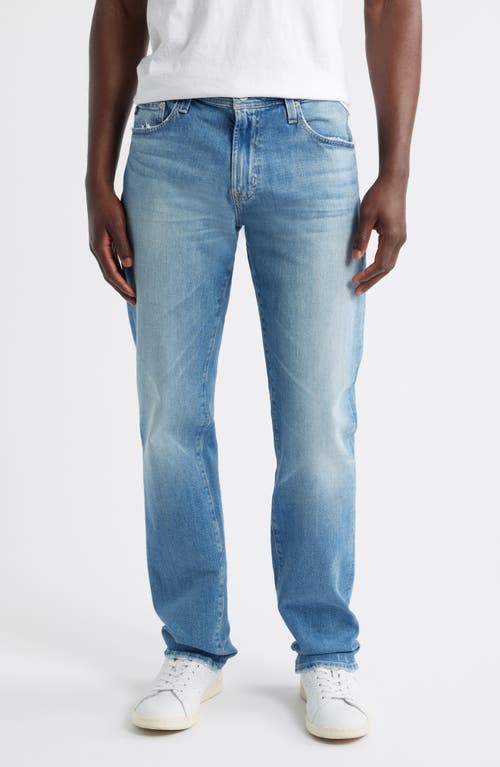 Ag Everett Slim Straight Leg Jeans In White