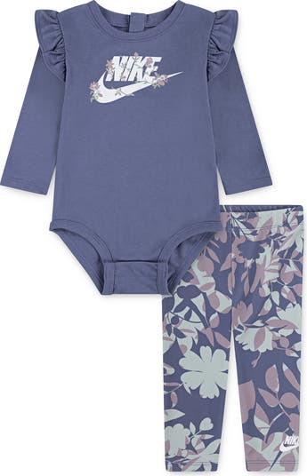 Dri-FIT Ruffled Bodysuit & Leggings Set
