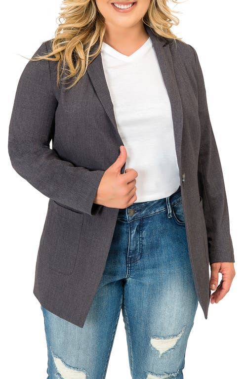Standards & Practices Boyfriend Blazer in Charcoal  product