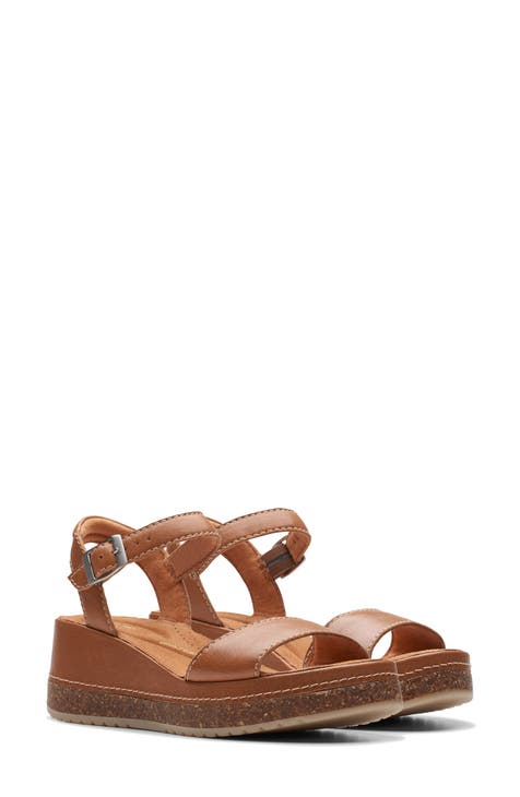 Clarks wedge heel shoes on sale