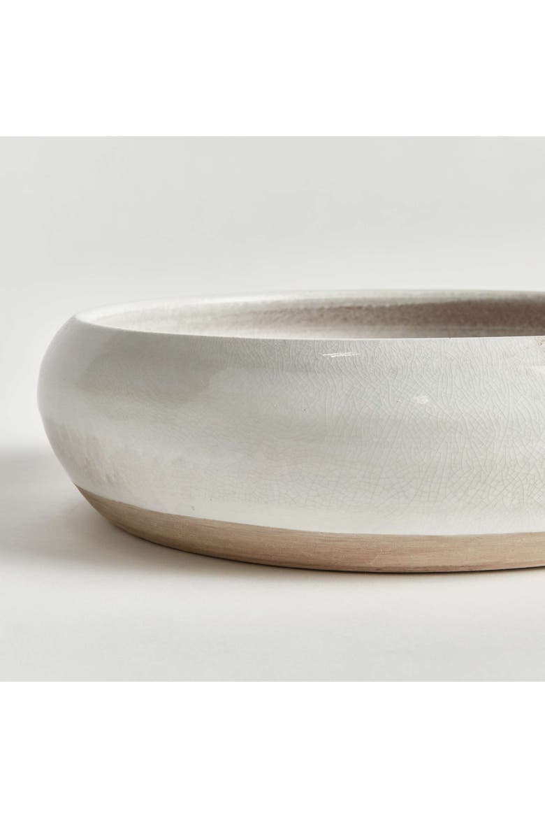 Layton Dectorative Bowl, Alternate, color, White