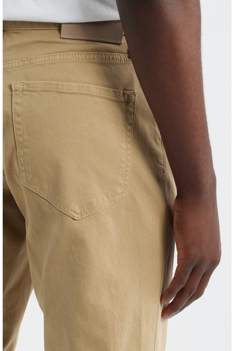 Charisma Stretch Cotton Straight Leg Pants, Alternate, color, BEIGE HONEYCOMB