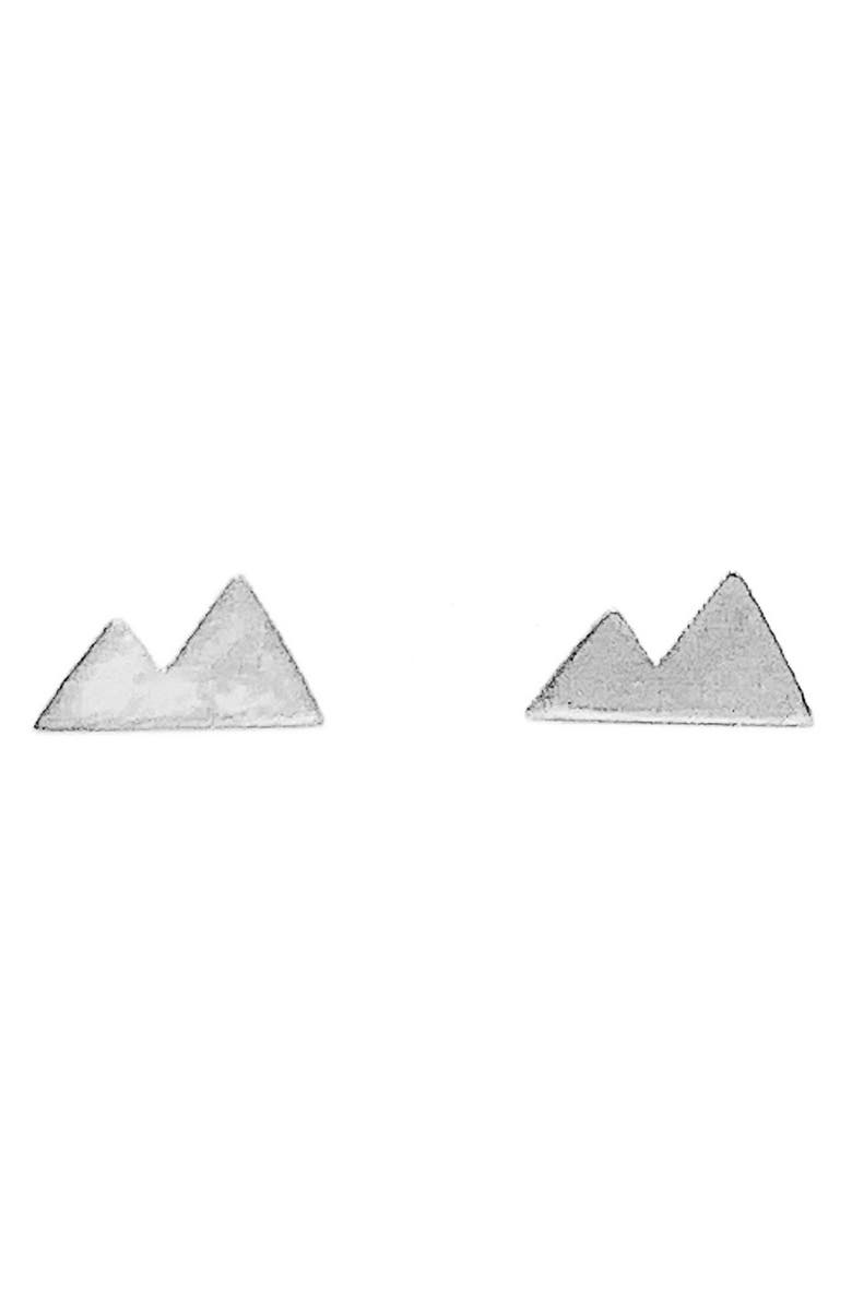 Nashelle Mini Mountain Stud Earrings, Main, color, 
