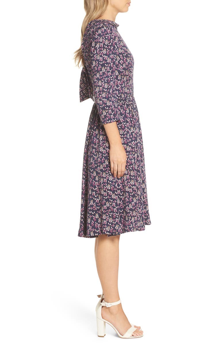 Gal Meets Glam Collection Beth V-Back Dress, Alternate, color, 