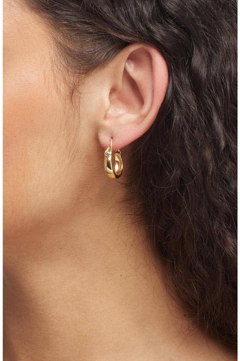Sway Hoop Earrings, Alternate, color, GOLD