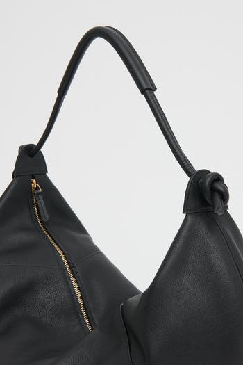 関税送料込Mansur Gavriel Fortuna Hobo Bag Fortuna Bag - Black